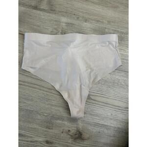 NEW Spanx Shaping Satin Nude 40130R Thong Underwear Size XLarge Spanx